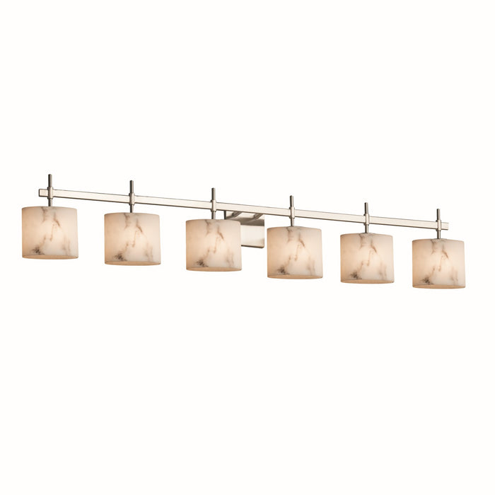 Justice Designs - FAL-8416-30-NCKL-LED6-4200 - LED Bath Bar - LumenAria - Brushed Nickel