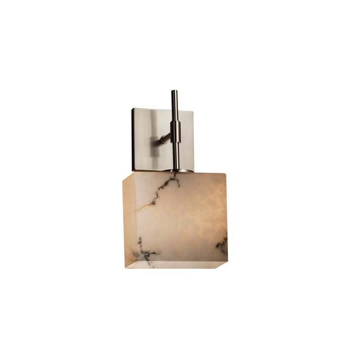 Justice Designs - FAL-8417-55-NCKL - One Light Wall Sconce - LumenAria - Brushed Nickel