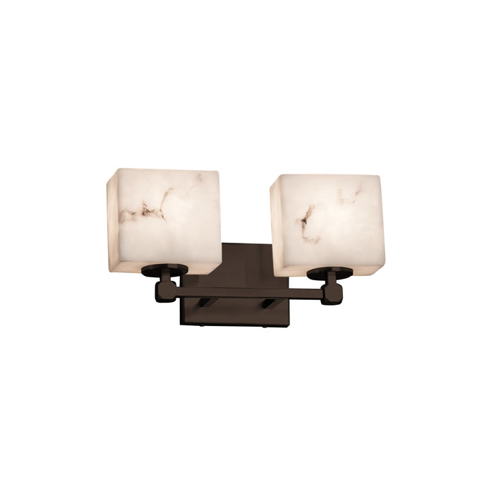 Justice Designs - FAL-8422-55-DBRZ - Two Light Bath Bar - LumenAria - Dark Bronze