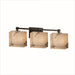 Justice Designs - FAL-8423-55-DBRZ - Three Light Bath Bar - LumenAria - Dark Bronze