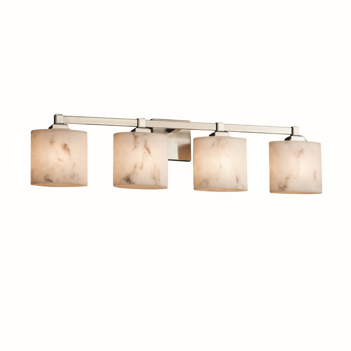 Justice Designs - FAL-8434-30-NCKL-LED4-2800 - LED Bath Bar - LumenAria - Brushed Nickel