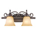 Golden - 4074-2 RBZ - Two Light Vanity - Belle Meade - Rubbed Bronze