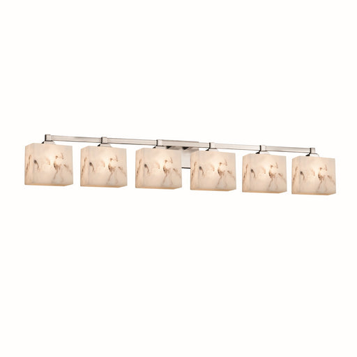 Justice Designs - FAL-8436-55-NCKL-LED6-4200 - LED Bath Bar - LumenAria - Brushed Nickel