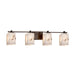 Justice Designs - FAL-8444-15-DBRZ - Four Light Bath Bar - LumenAria - Dark Bronze