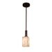 Justice Designs - FAL-8445-15-DBRZ-LED1-700 - LED Pendant - LumenAria - Dark Bronze