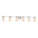 Justice Designs - FAL-8446-10-CROM - Six Light Bath Bar - LumenAria - Polished Chrome