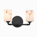 Justice Designs - FAL-8462-10-MBLK - Two Light Bath Bar - LumenAria - Matte Black