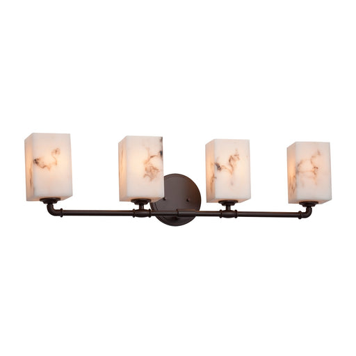 Justice Designs - FAL-8464-15-DBRZ-LED4-2800 - LED Bath Bar - LumenAria - Dark Bronze