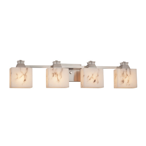 Justice Designs - FAL-8474-55-NCKL-LED4-2800 - LED Bath Bar - LumenAria - Brushed Nickel