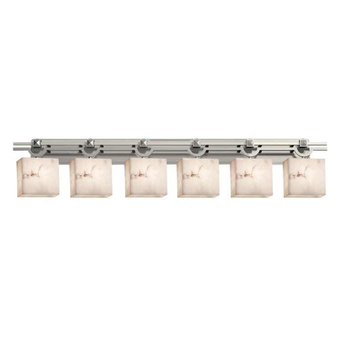 Justice Designs - FAL-8506-55-NCKL-LED6-4200 - LED Bath Bar - LumenAria - Brushed Nickel