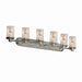 Justice Designs - FAL-8516-10-NCKL - Six Light Bath Bar - LumenAria - Brushed Nickel