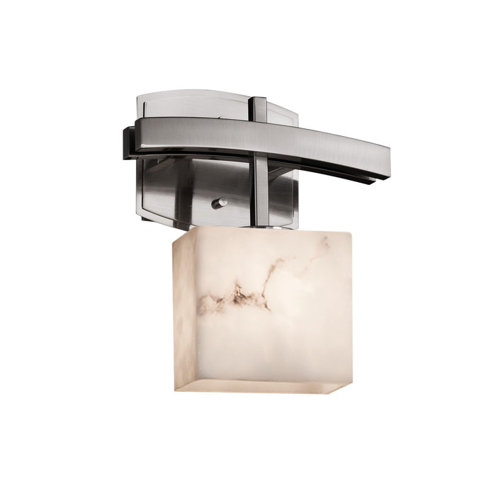 Justice Designs - FAL-8597-55-NCKL - One Light Wall Sconce - LumenAria - Brushed Nickel