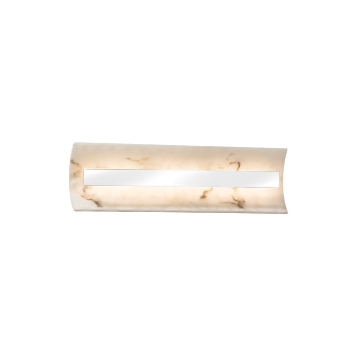Justice Designs - FAL-8621-CROM - LED Linear Bath Bar - LumenAria - Polished Chrome