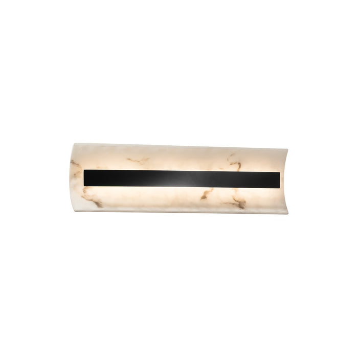 Justice Designs - FAL-8621-MBLK - LED Linear Bath Bar - LumenAria - Matte Black