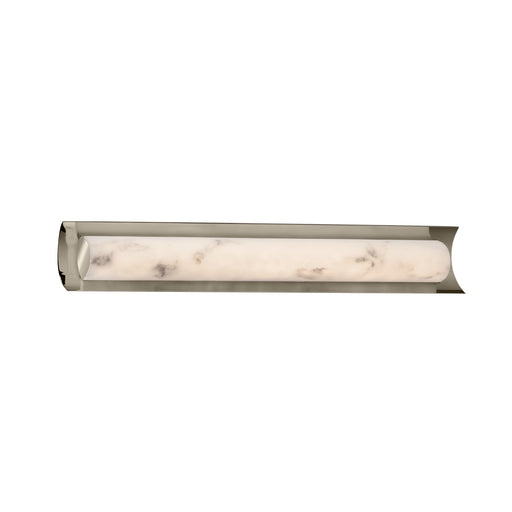 Justice Designs - FAL-8635-NCKL - LED Linear Bath Bar - LumenAria - Brushed Nickel