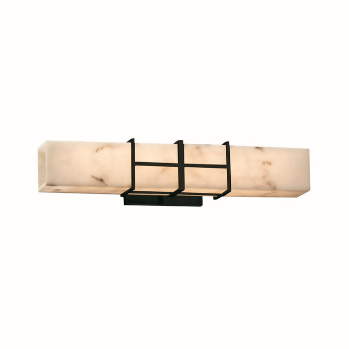 Justice Designs - FAL-8640-DBRZ - LED Linear Bath Bar - LumenAria - Dark Bronze