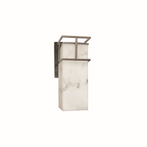 Justice Designs - FAL-8641W-NCKL - LED Outdoor Wall Sconce - LumenAria - Brushed Nickel