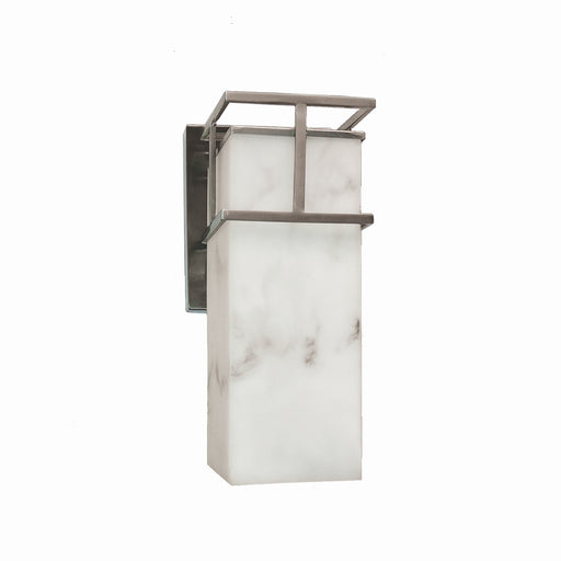 Justice Designs - FAL-8644W-NCKL - LED Outdoor Wall Sconce - LumenAria - Brushed Nickel
