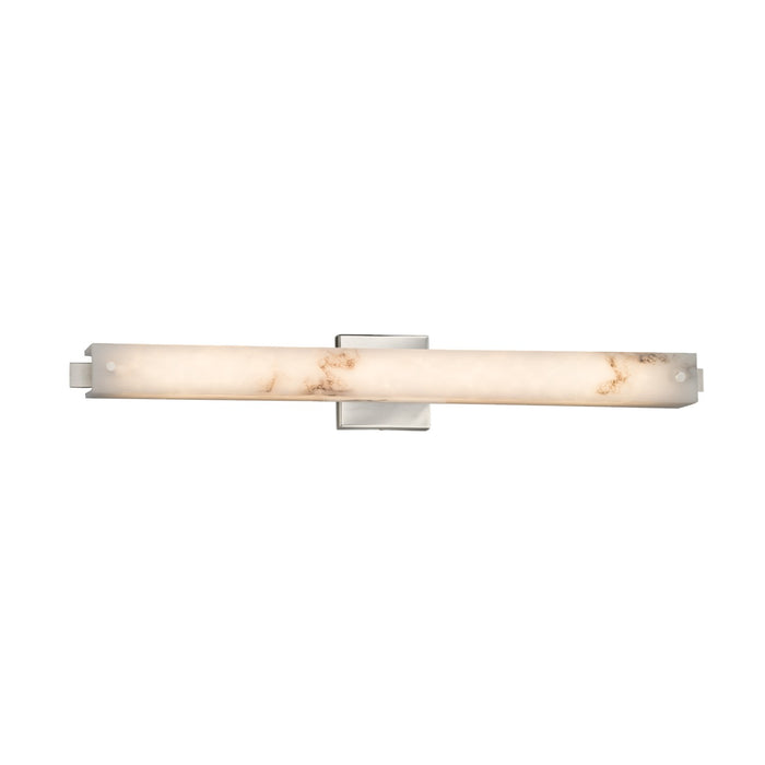 Justice Designs - FAL-8685-NCKL - LED Linear Bath Bar - LumenAria - Brushed Nickel
