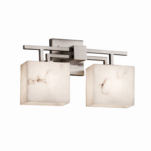 Justice Designs - FAL-8702-55-NCKL - Two Light Bath Bar - LumenAria - Brushed Nickel