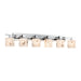 Justice Designs - FAL-8706-30-CROM - Six Light Bath Bar - LumenAria - Polished Chrome