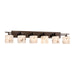 Justice Designs - FAL-8706-30-DBRZ - Six Light Bath Bar - LumenAria - Dark Bronze