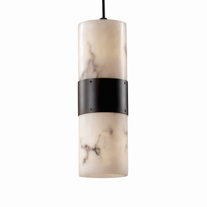 Justice Designs - FAL-8759-10-MBLK-LED2-1400 - LED Pendant - LumenAria - Matte Black