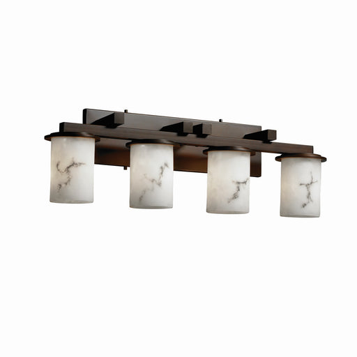 Justice Designs - FAL-8774-10-DBRZ-LED4-2800 - LED Bath Bar - LumenAria - Dark Bronze