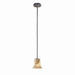 Justice Designs - FAL-8815-20-NCKL-RIGID - One Light Pendant - LumenAria - Brushed Nickel