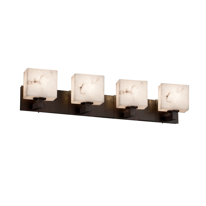 Justice Designs - FAL-8924-55-DBRZ-LED4-2800 - LED Bath Bar - LumenAria - Dark Bronze