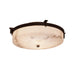 Justice Designs - FAL-8985-DBRZ-LED2-1400 - LED Flush-Mount - LumenAria - Dark Bronze