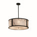 Justice Designs - FAL-9542-DBRZ - Six Light Pendant - LumenAria - Dark Bronze