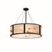 Justice Designs - FAL-9547-DBRZ - Eight Light Pendant - LumenAria - Dark Bronze