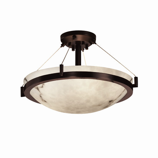 LumenAria Three Light Semi-Flush Mount