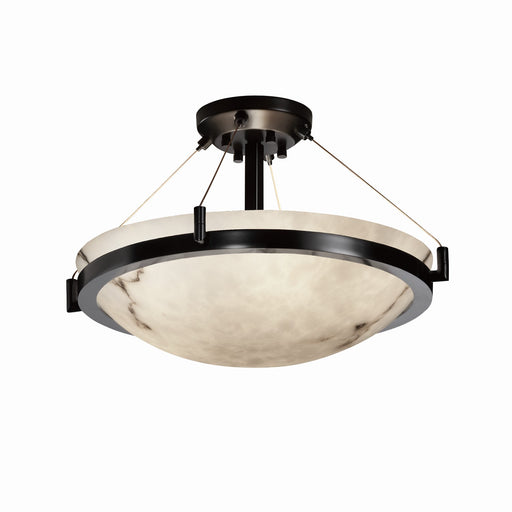 LumenAria Three Light Semi-Flush Mount