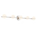 Justice Designs - FSN-4165-OPAL-NCKL - LED Bath Bar - Textile - Brushed Nickel