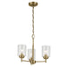 Kichler - 44029NBR - Three Light Mini Chandelier - Winslow - Natural Brass