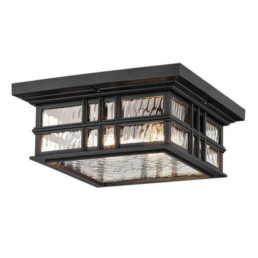 Beacon Square Two Light Outdoor Ceiling Mount