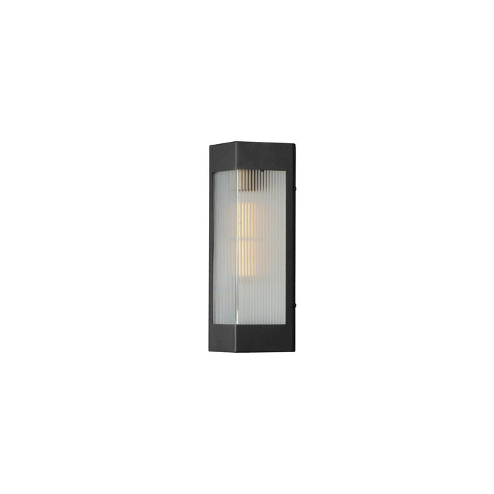 Maxim - 30761CRBKAB - One Light Outdoor Wall Sconce - Triform - Black / Antique Brass