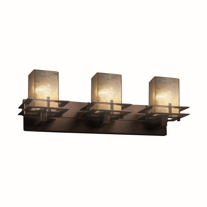 Justice Designs - FSN-8173-15-MROR-DBRZ-LED3-2100 - LED Bath Bar - Fusion - Dark Bronze