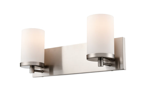 DVI Lighting - DVP0422SN-OP - Two Light Vanity - Dieppe - Satin Nickel