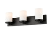 DVI Lighting - DVP0443EB-OP - Three Light Vanity - Dieppe - Ebony