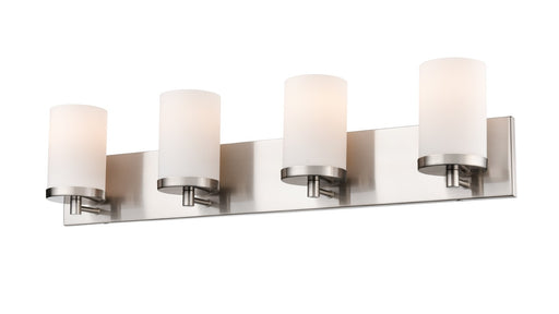 DVI Lighting - DVP0444SN-OP - Four Light Vanity - Dieppe - Satin Nickel