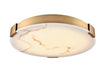 DVI Lighting - DVP42048BR-BFA - LED Flush Mount - Petra - Brass