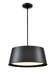 DVI Lighting - DVP47705BK - One Light Pendant - Drumline - Black