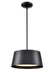 DVI Lighting - DVP47720BK - One Light Pendant - Drumline - Black