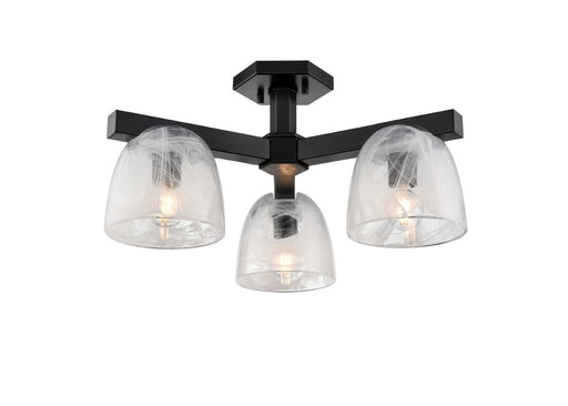 Chalice Three Light Semi Flush Mount