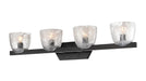 DVI Lighting - DVP49844EB-MS - Four Light Vanity - Chalice - Ebony