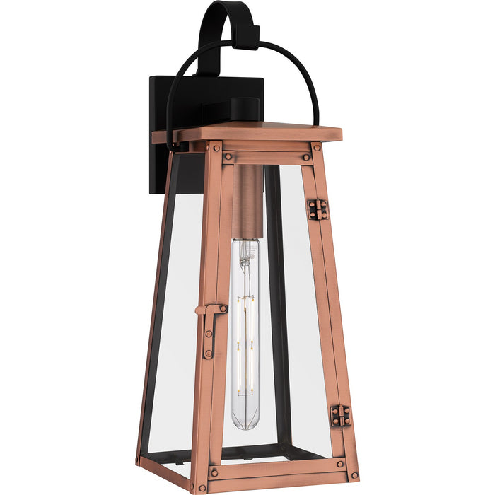 Quoizel - CLN8407AC - One Light Outdoor Wall Mount - Carolina - Aged Copper