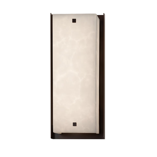 Justice Designs - CLD-7652W-DBRZ - LED Outdoor Wall Sconce - Clouds - Dark Bronze
